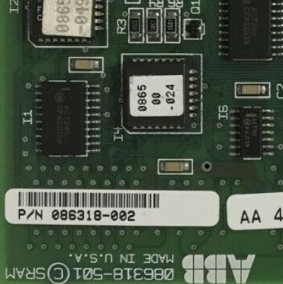 ABB PWA Memory Daughter Board 086318-002