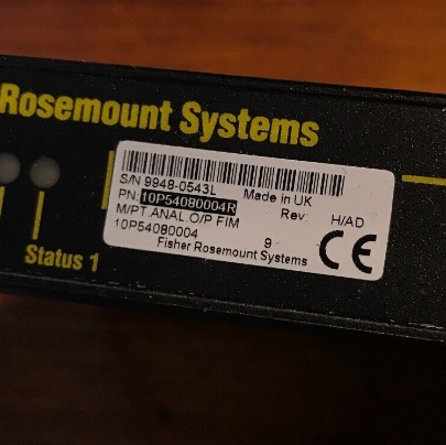 EMERSON Fisher Rosemount 10P54080004 Analog Output Field Interface Module with 16 Points