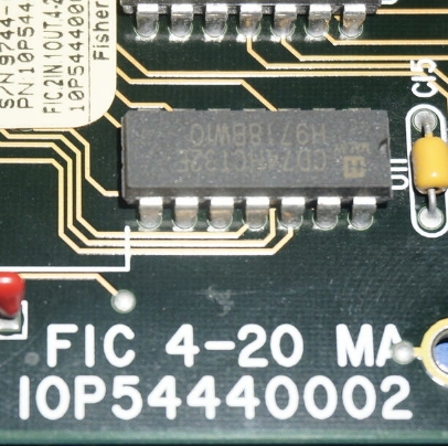 EMERSON FISHER ROSEMOUNT FIC 4-20 MA Board - Model 10P54440002