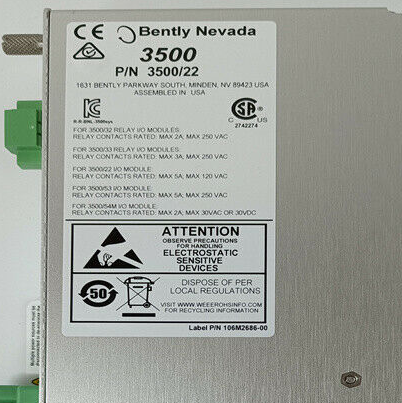 3500/22-01-01-00 146031-01 10Base-T/100Base-TX I/O Module - Leading Internal Barriers Provider | Bently Nevada