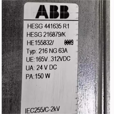 ABB 216NG63 HESG441635R1 Auxiliary Power Supply Board