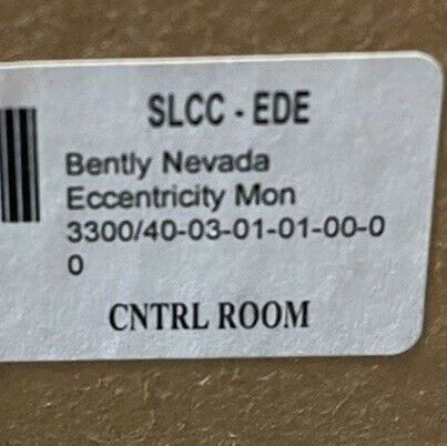 BENTLY NEVADA 3300/40 Eccentricity Monitoring Device