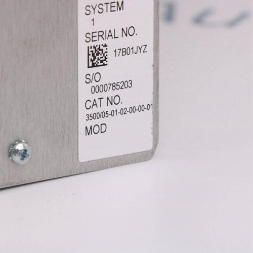 Bently Nevada 3500/05-01-02-01-00-00 System Rack