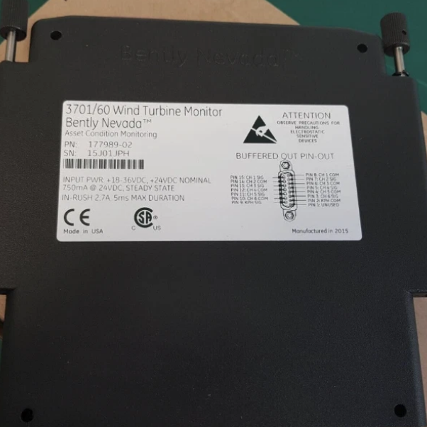 Bently Nevada 3701/60 Wind Turbine Monitoring System - 177989-02