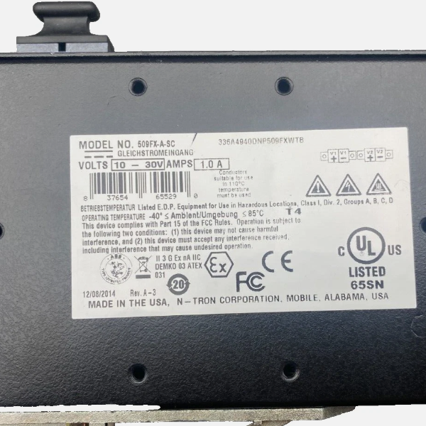 GE 509FX-A-SC N-TRON Switch 336A4940DNP509FXWTB Overview