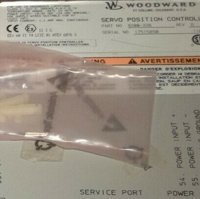 Woodward 8200-226 Servo Position Controller - 5439-629 (5500-325)