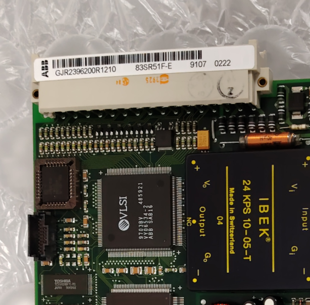 ABB 83SR51F-E GJR2396200R1210 - Dual-Channel Control Module for Binary and Analog Applications