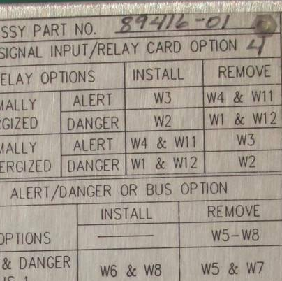 Bently Nevada XDCR I/O Record Terminal 89416-01