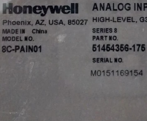 Honeywell Analog Input Module 8C-PAIN01