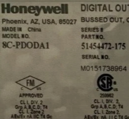 Honeywell 32-Channel Digital Output Module 8C-PDODA1