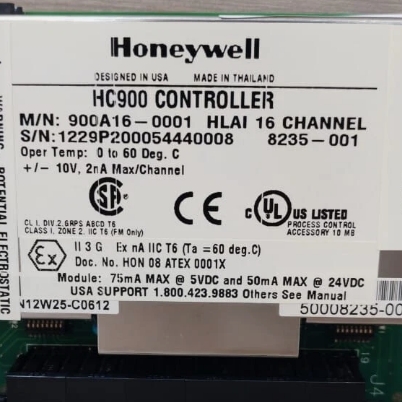Honeywell 900A16-0001 16-Channel Analog Input Module Overview