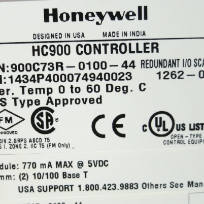 Honeywell 900C73R-0100-44 Redundant I/O Scanner Controller Overview