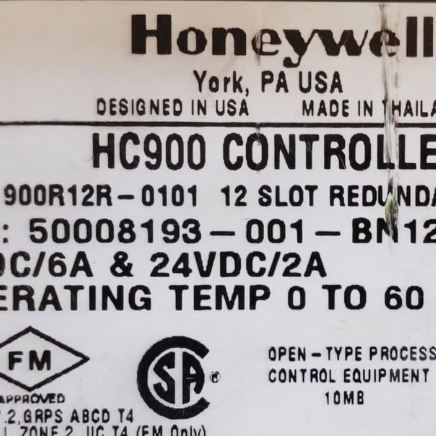 Honeywell 900R12R-0101 I/O Slot Rack Assembly