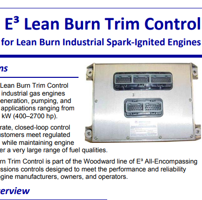 2301A Electronic Load Sharing and Speed Control - Woodward 9906-707 EGS-02