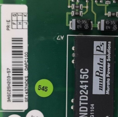 ABB DAPC100 3ASC25H203 Control Board with CMT Memory Stick – SPBRC410 Control System