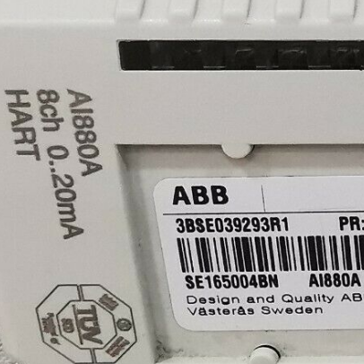 ABB AI880A 3BSE039293R1 8-Channel Analog Input HI S/R HART Device