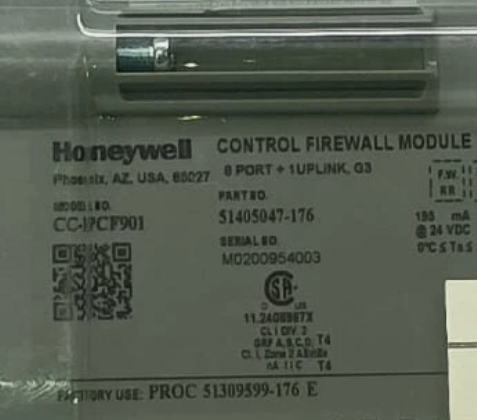 Honeywell CC-PCF901 51405047-176 Control Firewall Module