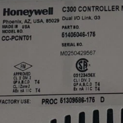Honeywell C300 Controller Module CC-PCNT01 - 51306733-175