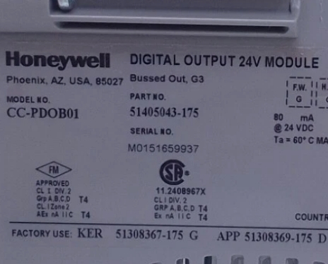 Honeywell CC-PDOB01 51405043-175 24V Digital Output Module
