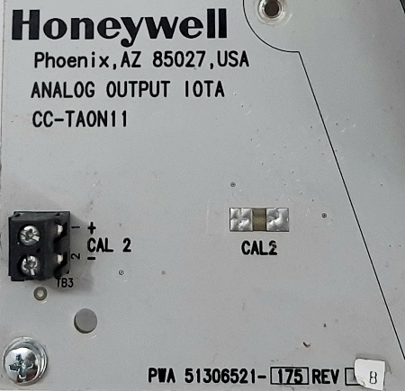 Honeywell CC-TAON11 51306521-175 Analog Output Module