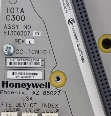Honeywell CC-TCNT01 Termination Assembly for Controller I/O - 51308307-175