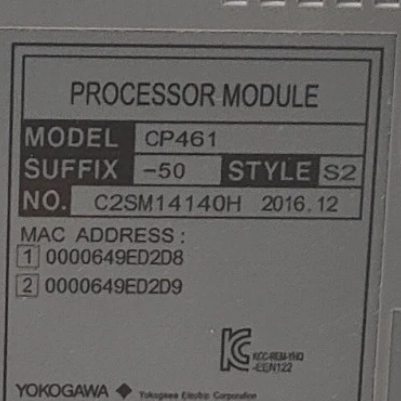 Yokogawa CP461-50 Processor Module for Enhanced Automation