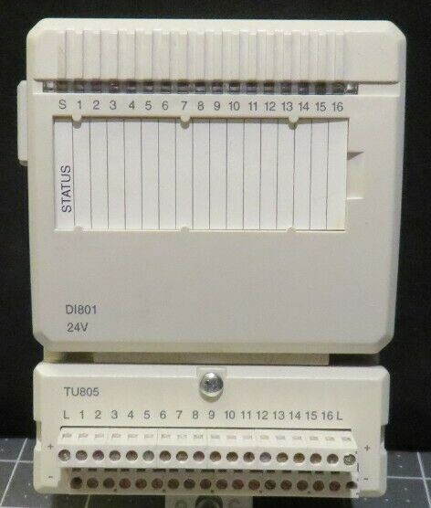ABB DI801 Digital Input Control System (16 Channels, 24V) - 3BSE020508R1