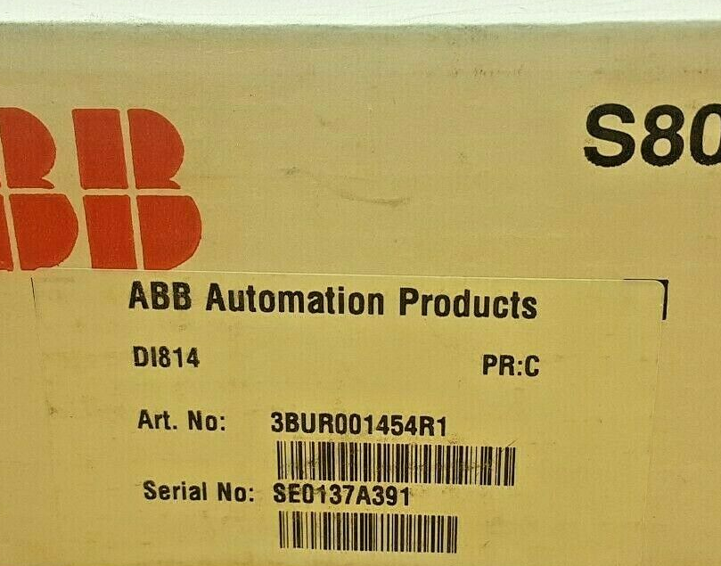 ABB DI814 3BUR001454R1 Digital Input Module for 24V Current with 16 Channels