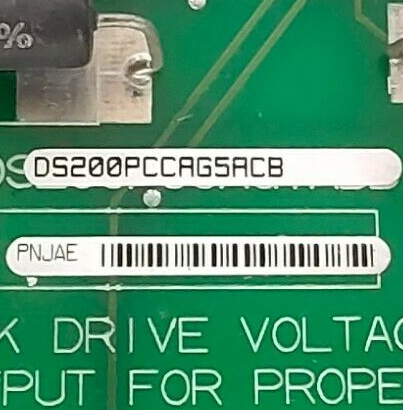 GE DS200PCCAG5ACB Power Connect Card - Essential for Speedtronic Mark V Systems