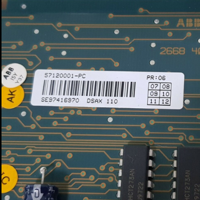 ABB Analog Input/Output Board DSAX 110 57120001-PC