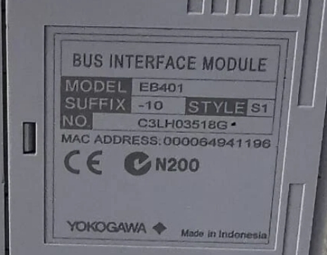 Yokogawa EB401-10 Digital I/O Module Overview