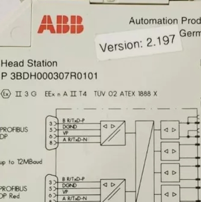 ABB HS 840 - 3BDH000307R0101 Head Station Overview