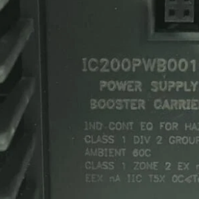 GE IC200PWB001 Power Supply Booster Carrier Module