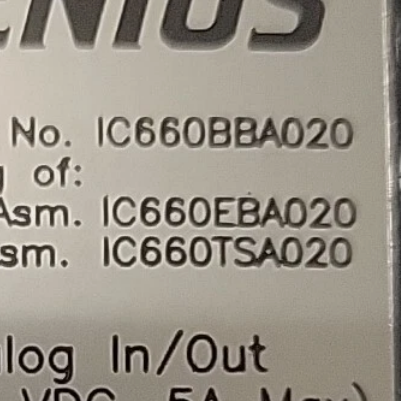 GE Analog I/O Block - IC660BBA020 for Enhanced Automation