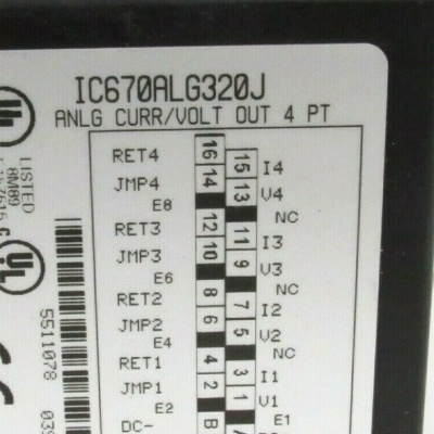 GE Field Control Module IC670ALG320