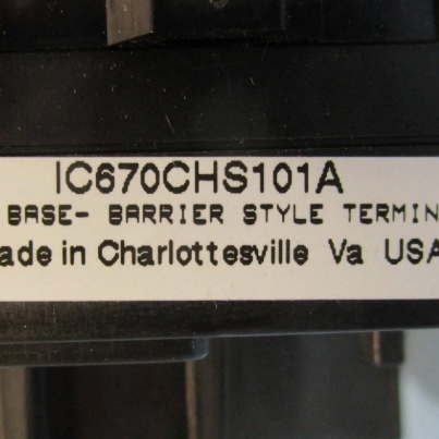 GE IC670CHS101 I/O Terminal Block