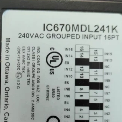 GE IC670MDL241 Input Module for Enhanced Control