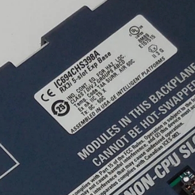 GE IC694CHS398 Expansion Backplane for PACSystems RX3i