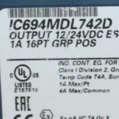 GE IC694MDL742 DC Voltage Output Module