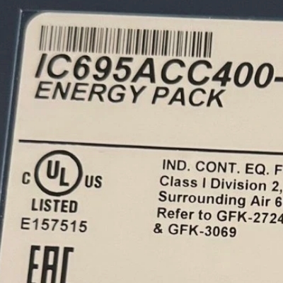 GE IC695ACC400 CPU Energy Pack Overview
