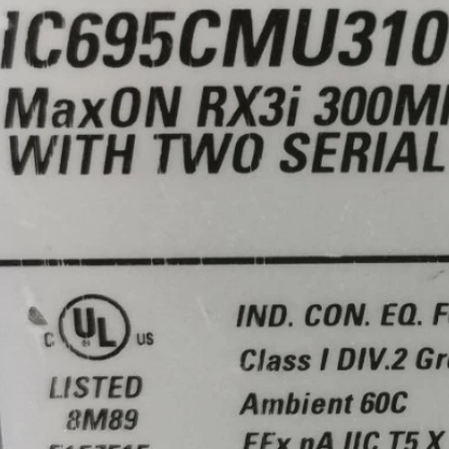 GE IC695CMU310 CPU Processor Module Overview