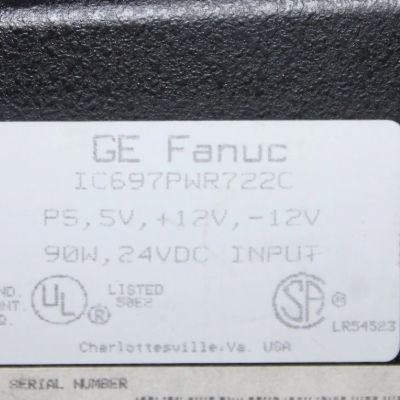 GE IC697PWR722 Power Supply Module