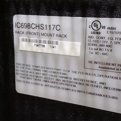 GE IC698CHS117 Expansion Receiver Module for PACSystems RX7i