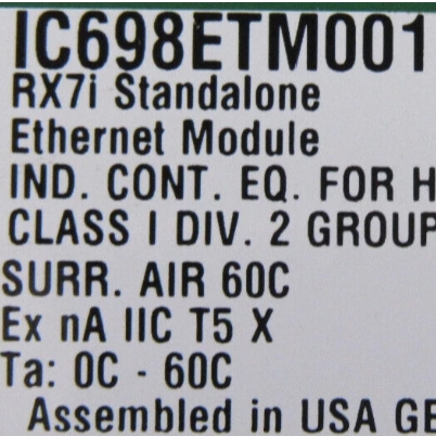 GE Ethernet Module IC698ETM001 - Enhance Your Automation Connectivity