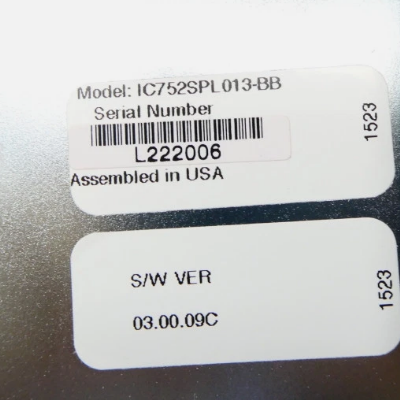 GE IC752SPL013-BB Keypad Assembly Board Overview