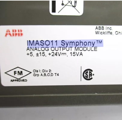 ABB IMASO11 Analog Output Module Overview