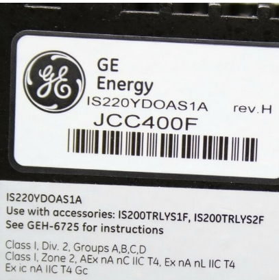 GE Mark VIeS Safety Discrete Output I/O Pack IS220YDOAS1A