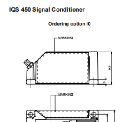 IQS450 Signal Conditioner - Model 204-450-000-002 A3-B23-H10-I1