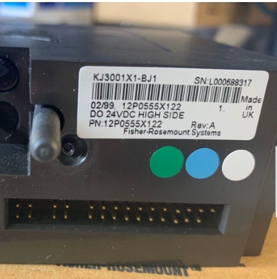 Emerson DeltaV KJ3001X1-BJ1 High Side Discrete Output Module 24 VDC