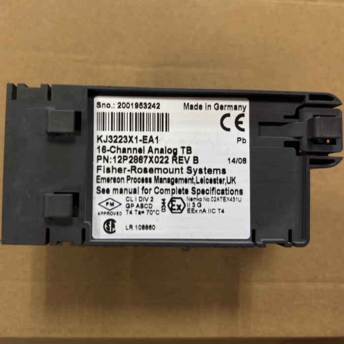 Emerson KJ3223X1-EA1 AI Terminal Block Overview